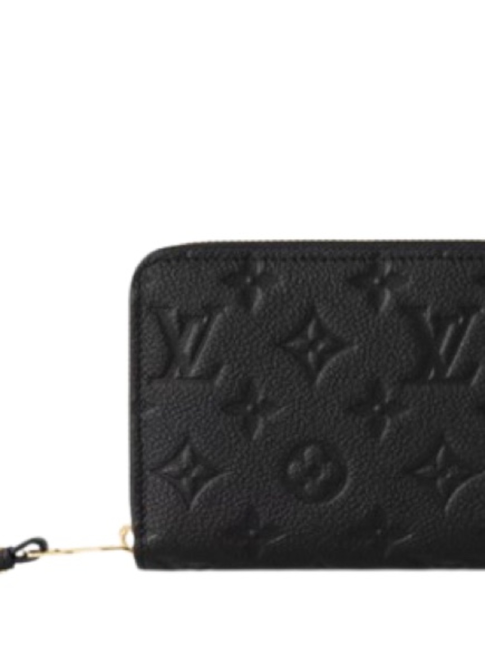 Louis Vuitton Zippy Wallet – Monogram Empreinte Leather (Black, Newer Style)